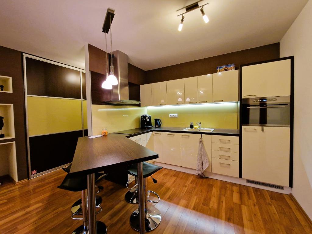 Kuchyň nebo kuchyňský kout v ubytování Dream Apartments No.202 - Right in the heart of Tále