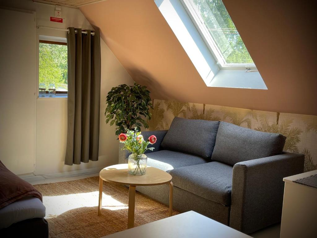 Posezení v ubytování Gåsen Out B&B