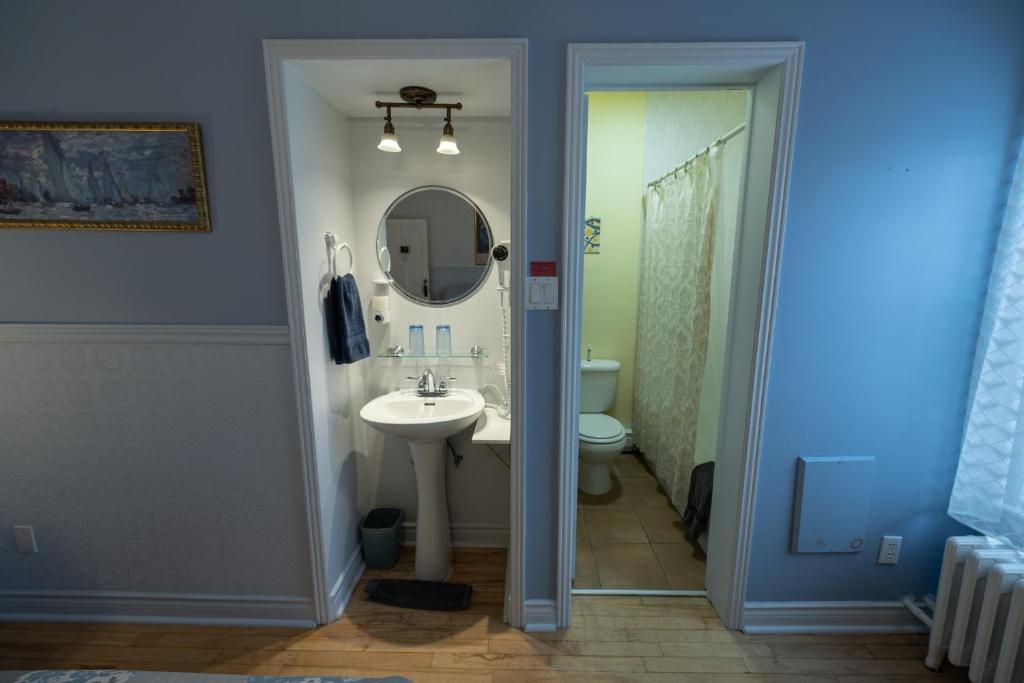 Koupelna v ubytování À Tout Venant B&B