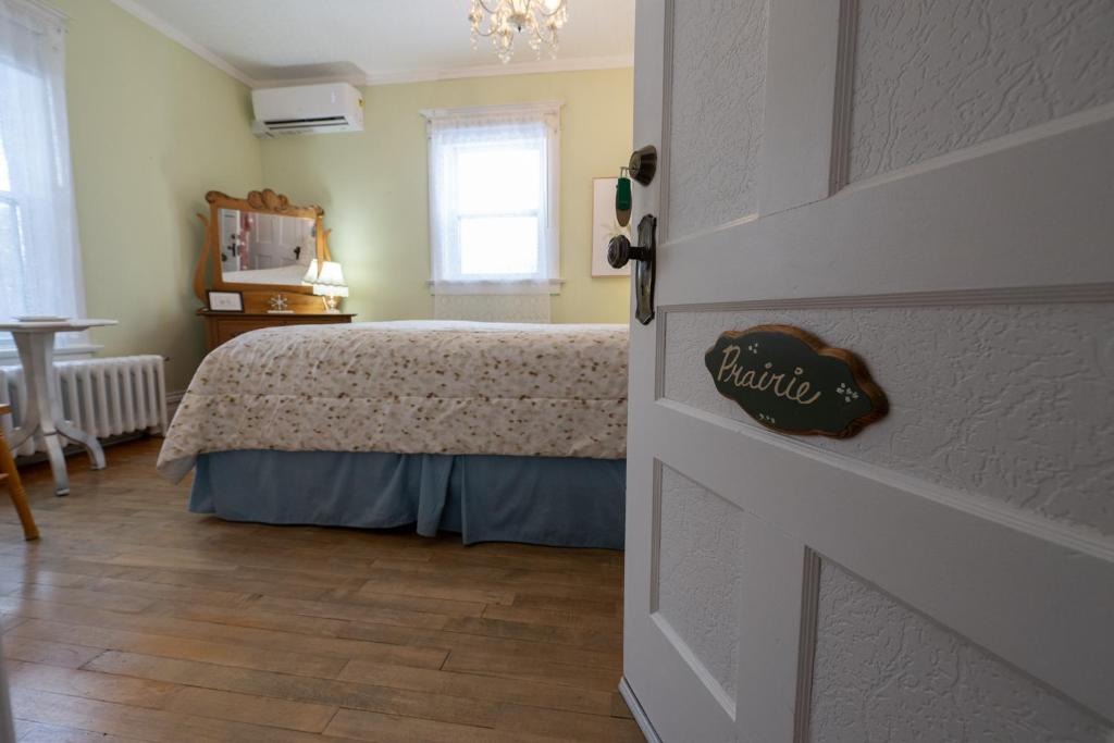Postel nebo postele na pokoji v ubytování À Tout Venant B&B