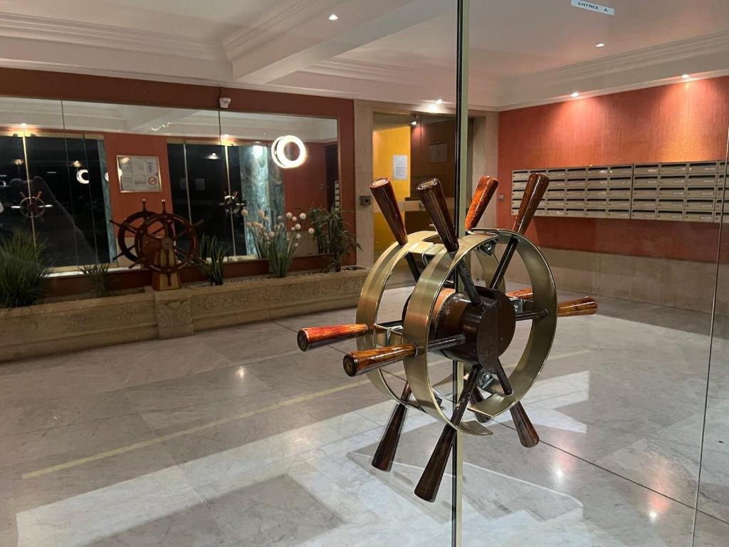 Posilňovňa alebo fitness centrum v ubytovaní Seafront - beautiful flat with aircon and comfortable loggia