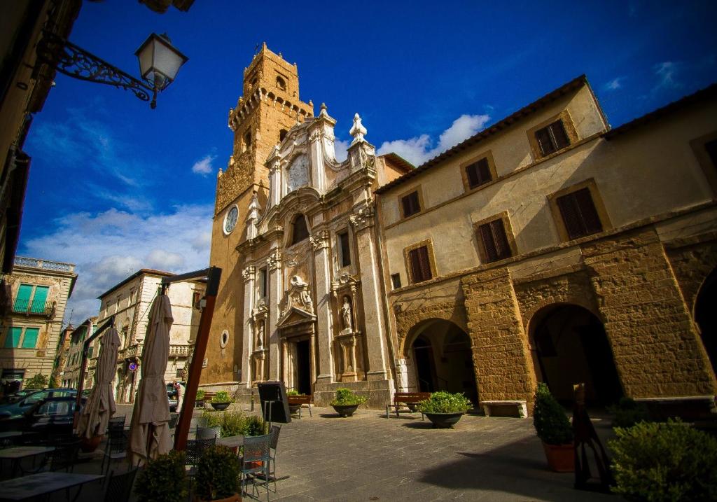 The building in which a vendégházakat is located