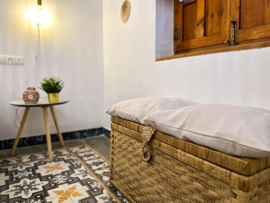 Postel nebo postele na pokoji v ubytování Aires bohemios en pleno centro.
