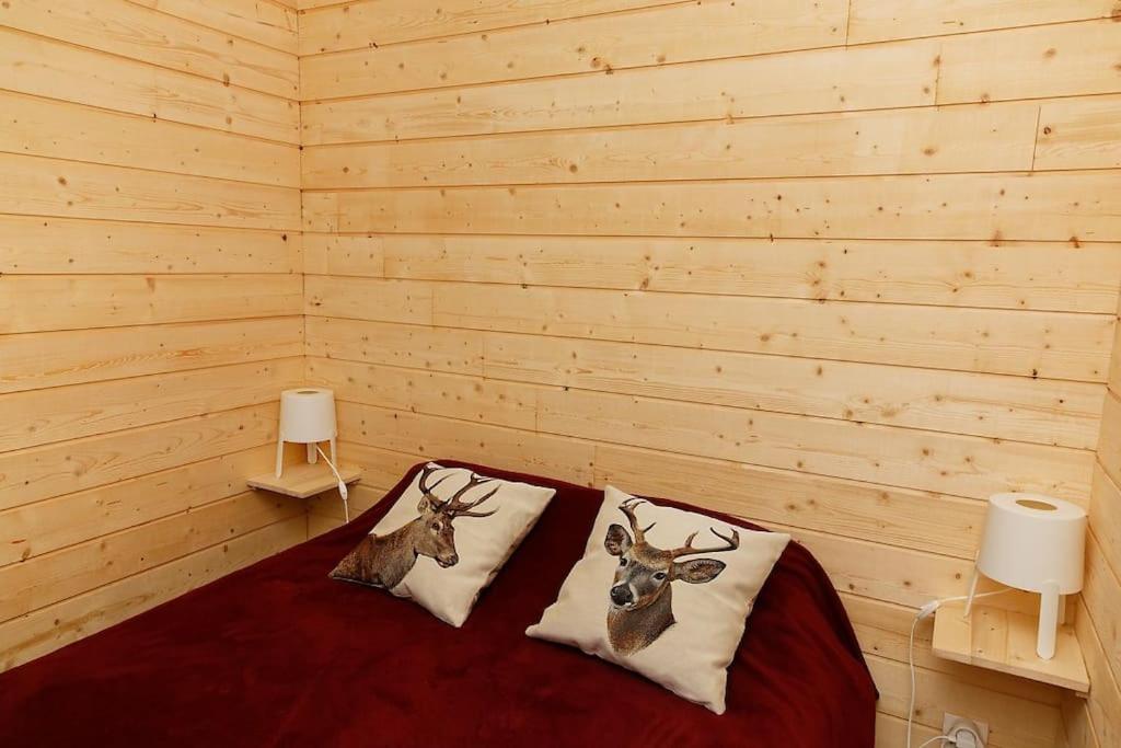 Postel nebo postele na pokoji v ubytování Le balcon cerdan