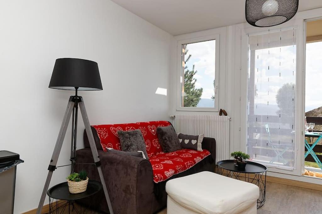 Posezení v ubytování Le balcon cerdan