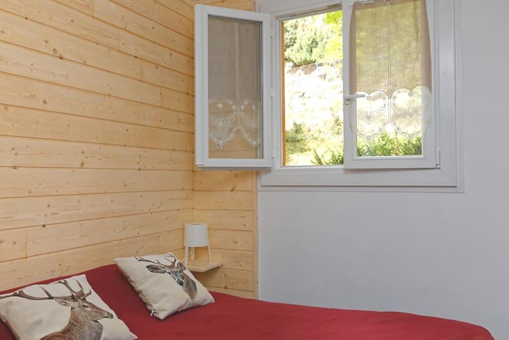 Postel nebo postele na pokoji v ubytování Le balcon cerdan