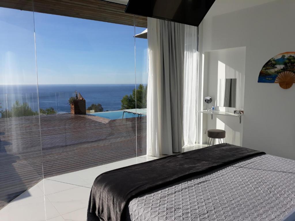 Posteľ alebo postele v izbe v ubytovaní Villa Luxury Paradise