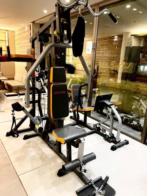 Fitness centrum a/nebo fitness zařízení v ubytování Hayali Suites