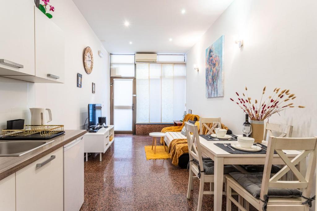 Kuchyňa alebo kuchynka v ubytovaní Studio apartment Negi