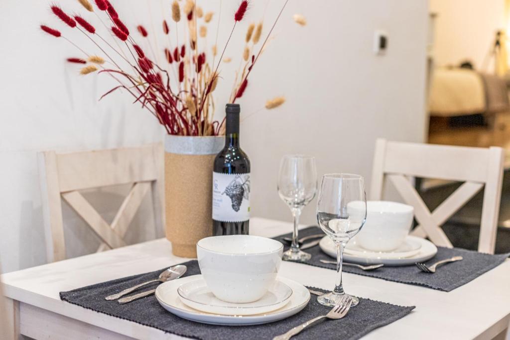 Nápoje v ubytovaní Studio apartment Negi