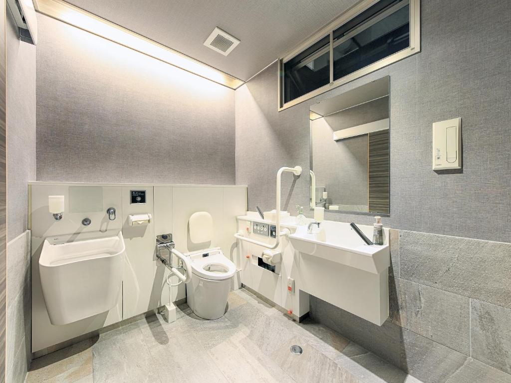 Koupelna v ubytování HOTEL CUORE Kyoto Shijo Omiya