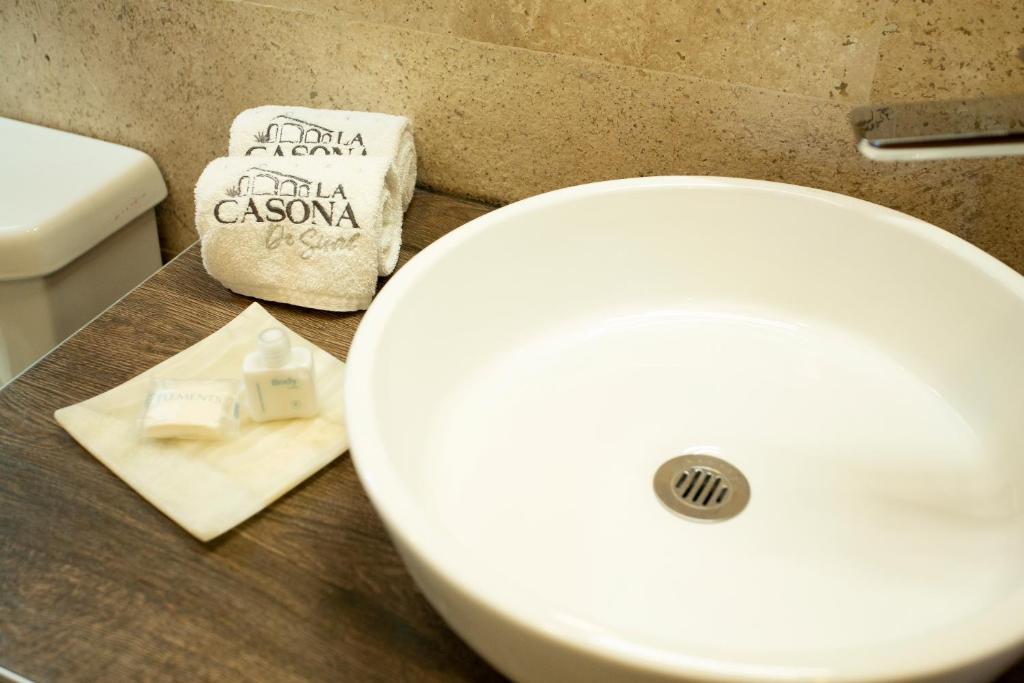 Koupelna v ubytování La Casona de Sisal Hotel