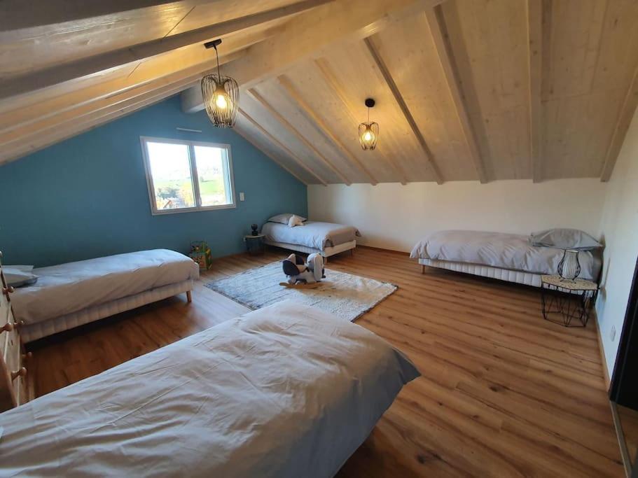Posteľ alebo postele v izbe v ubytovaní La maison d'Elodie