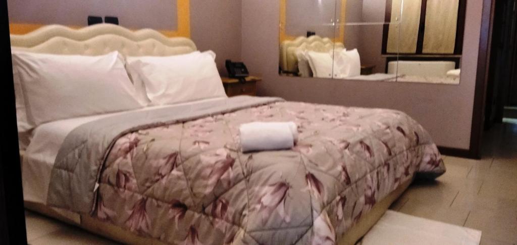 Postel nebo postele na pokoji v ubytování Hotel Motel Est