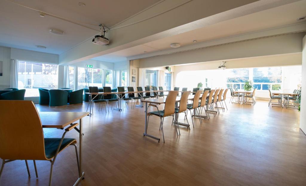Posezení v ubytování Kongsberg Hostel-Vandrerhjem