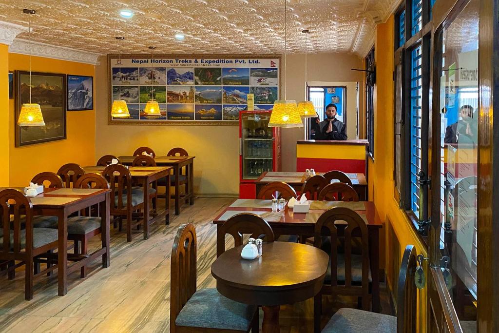 Restaurace v ubytování Khangsar Home