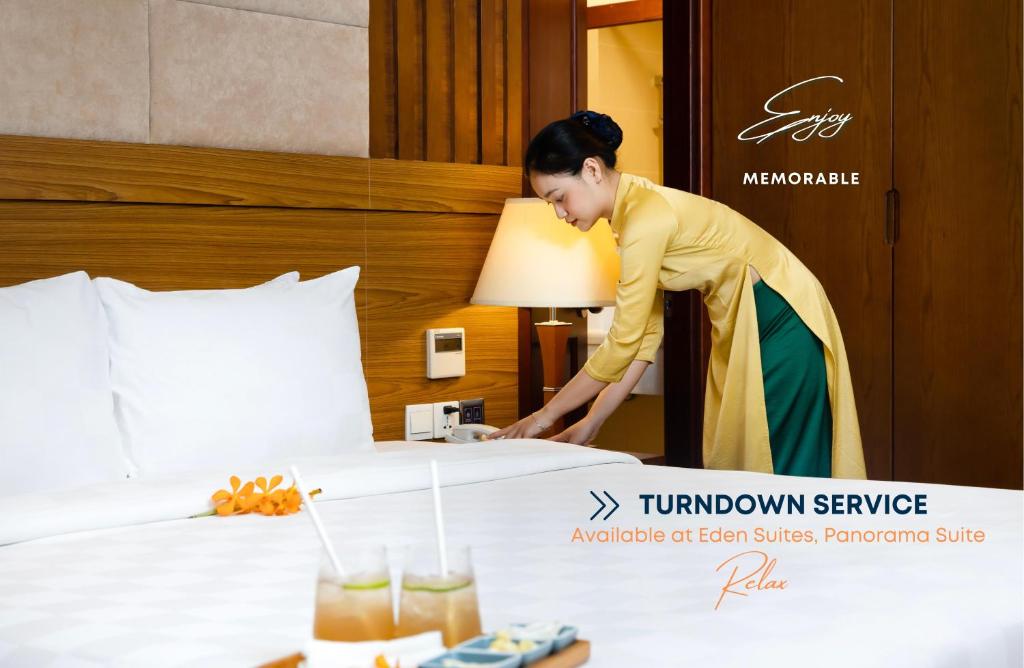 Suite Panorama Luxury với tầm nhìn ra thành phố và trà chiều hàng ngày