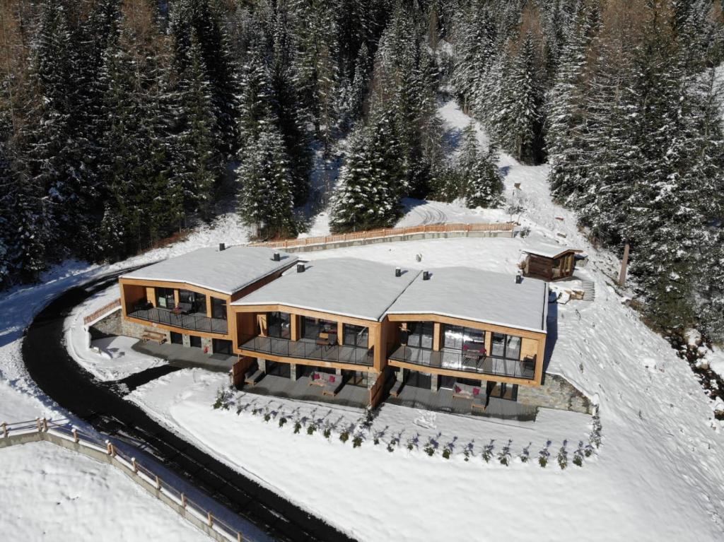 Stelza Nature Chalet v zimě