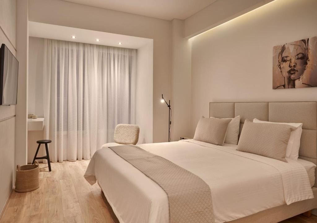 Telewizja i/lub zestaw kina domowego w obiekcie Cute n Comfort Luxury Condo in Kolonaki
