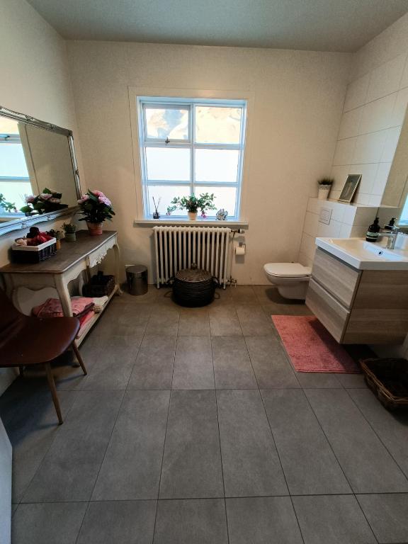 Koupelna v ubytování Arsalir Guesthouse Vik B&B