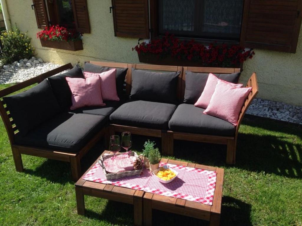 Posezení v ubytování Appartements Rienzner