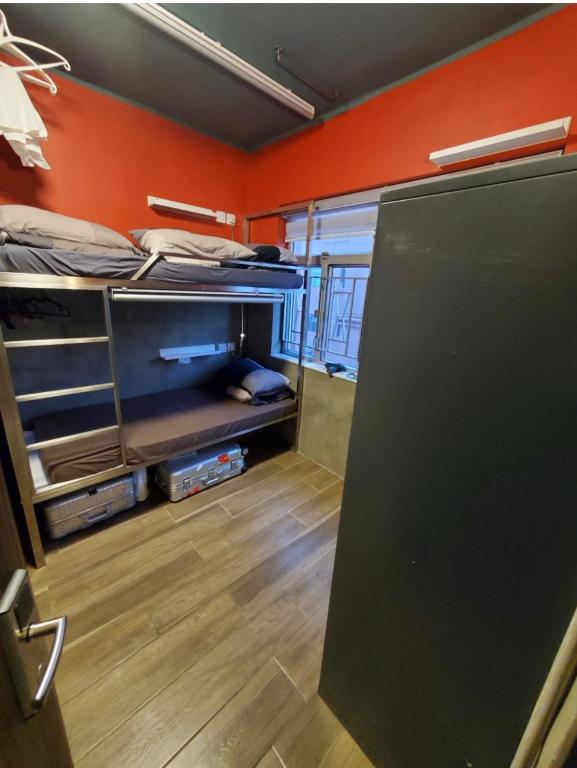 Letto o letti in una camera di Urban Pack