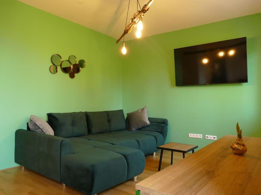 Posezení v ubytování Forest Green Pohorje Apartment