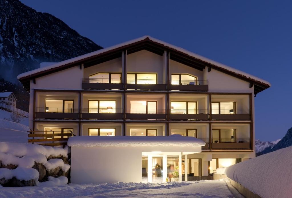Valschena Appartements v zimě