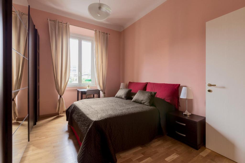 Кровать или кровати в номере Bilocale Porta Vittoria Milano