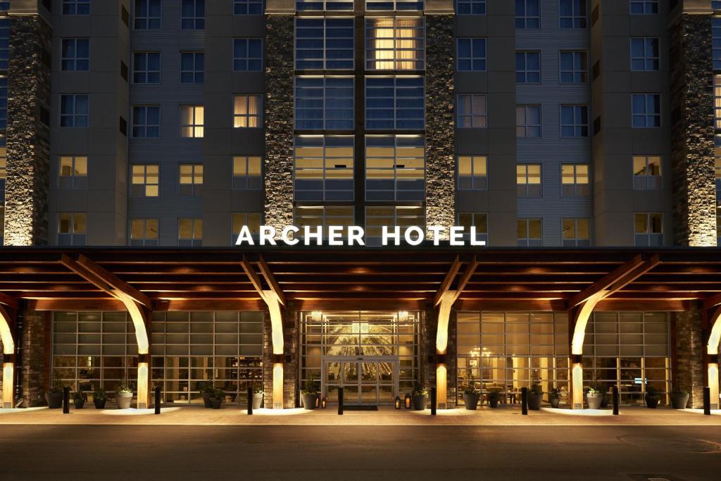 a large building with a lot of windows at Archer Hotel Seattle/Redmond in Redmond