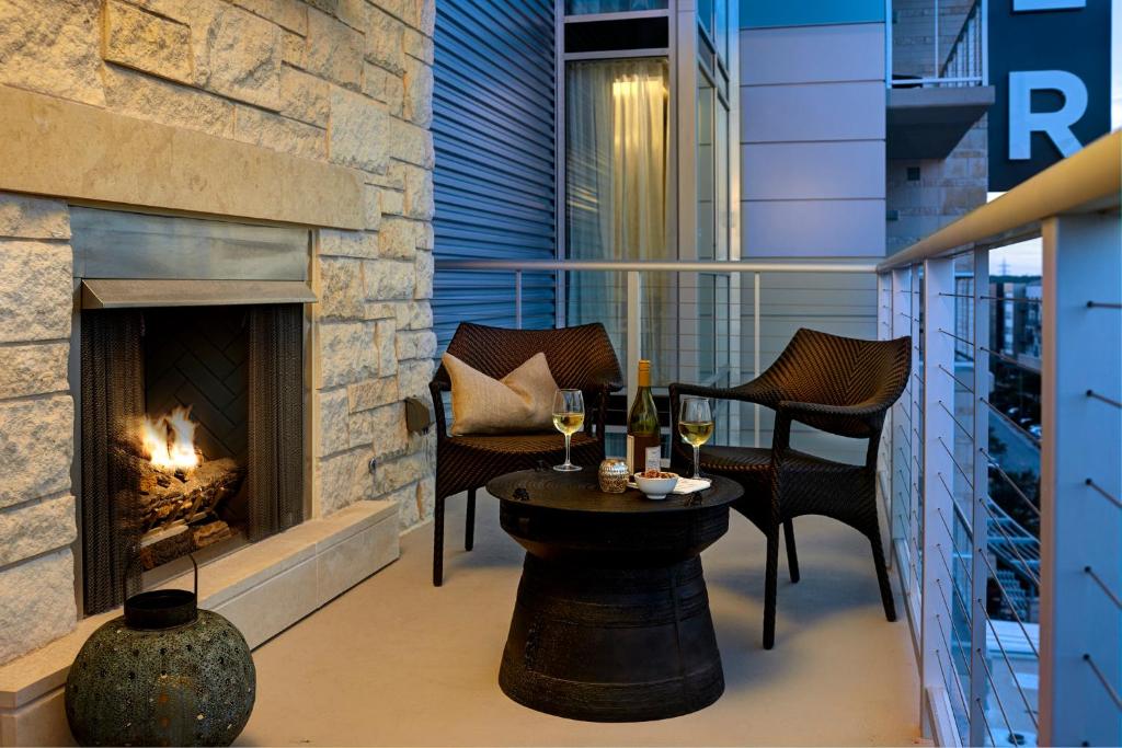 Posezení v ubytování Archer Hotel Austin