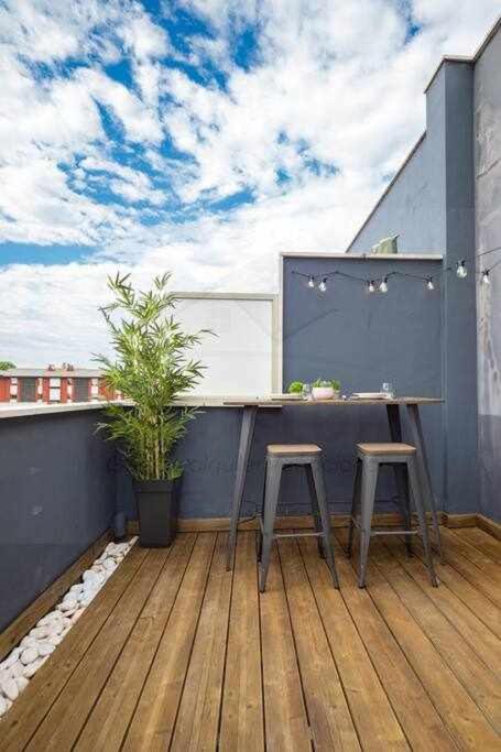 A balcony or terrace at Silmo Ático By Silastur