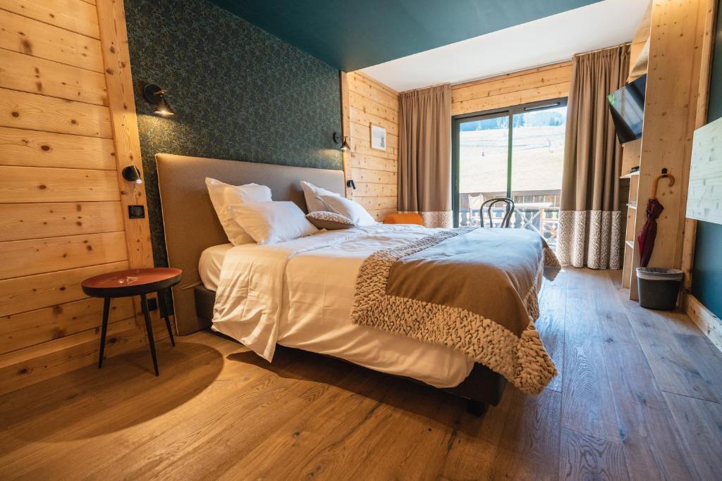 Chalet-Hôtel La Marmotte, La Tapiaz & SPA, The Originals Relais - Deluxe Double Room