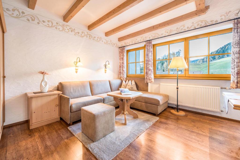 Posezení v ubytování Haus zur Vogelweide App 6