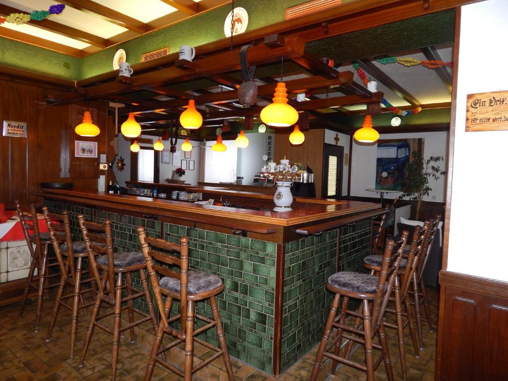 Lounge nebo bar v ubytování Hotel Jägersruh