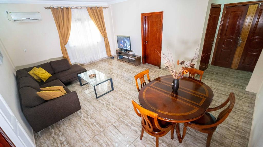Posezení v ubytování GOLF VIEW RESIDENCE_STUDIO