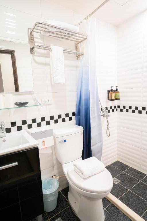 Koupelna v ubytování HotelsHere - Ximen