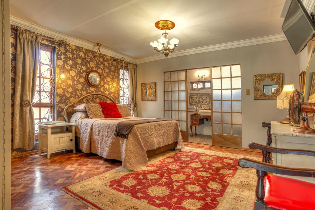 Letto o letti in una camera di Oak View Manor