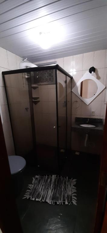 Koupelna v ubytování Pousada Estrela da Manhã
