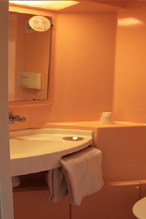 Koupelna v ubytování Hôtel Premiere Classe Pamiers