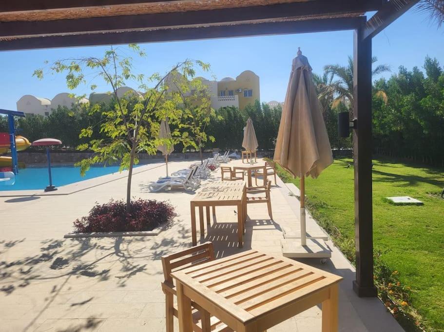 The swimming pool at or close to Makadi heights luxury complex