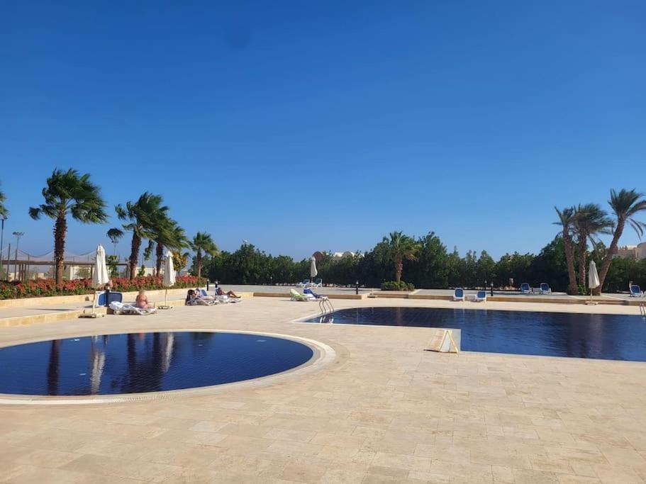 The swimming pool at or close to Makadi heights luxury complex