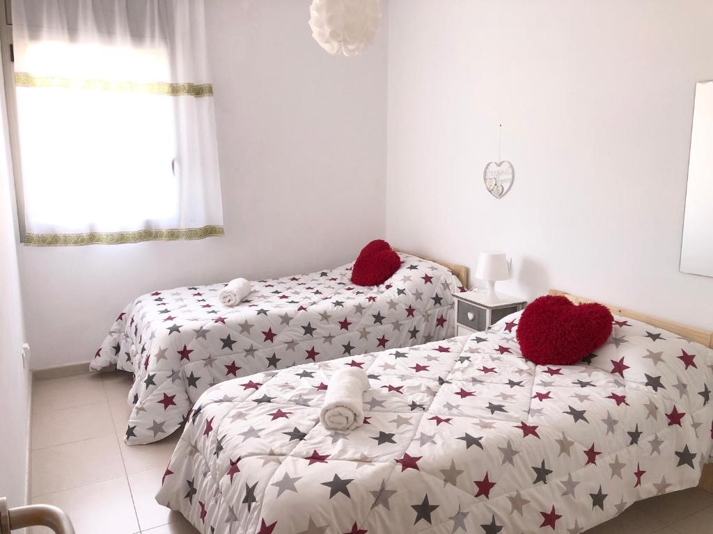 Posteľ alebo postele v izbe v ubytovaní Duplex RIO EBRO