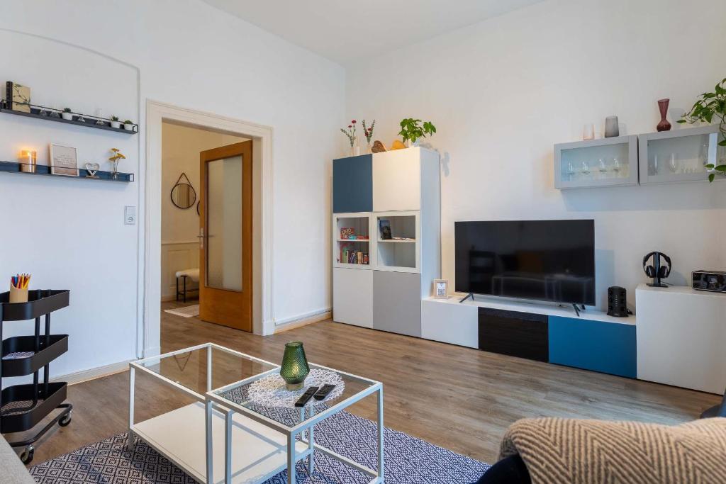 TV a/nebo společenská místnost v ubytování Apartment 54 - Ferienwohnung Bad Arolsen