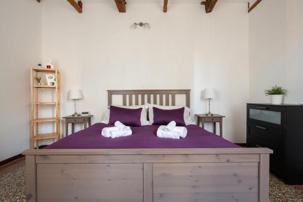 Posteľ alebo postele v izbe v ubytovaní Ca' Giorgia Venice Apartment with Balcony