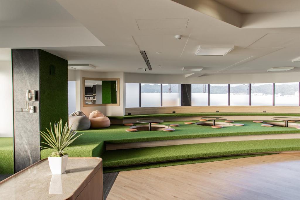 Istumisnurk majutusasutuses Hub Hotel - Songshan Airport Branch