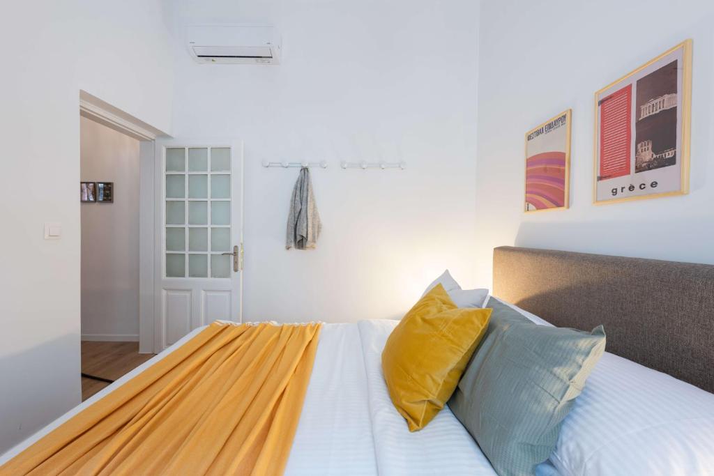 Posteľ alebo postele v izbe v ubytovaní Modita Boutique Apartments