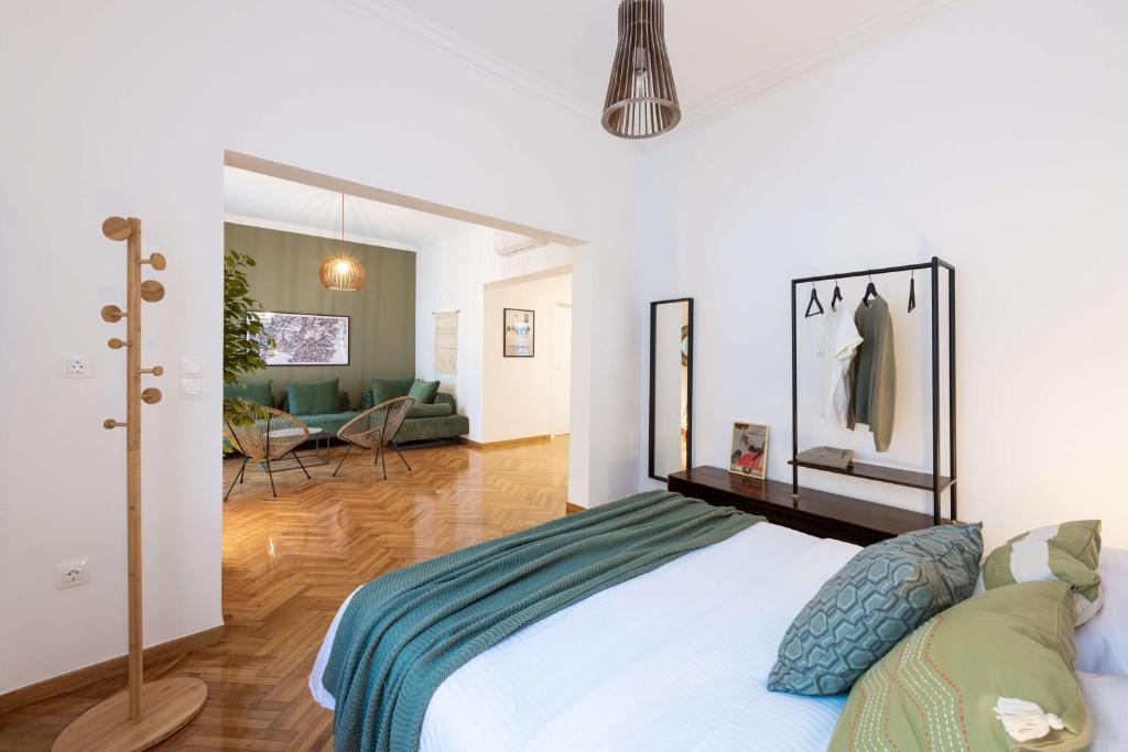 Posteľ alebo postele v izbe v ubytovaní Modita Boutique Apartments