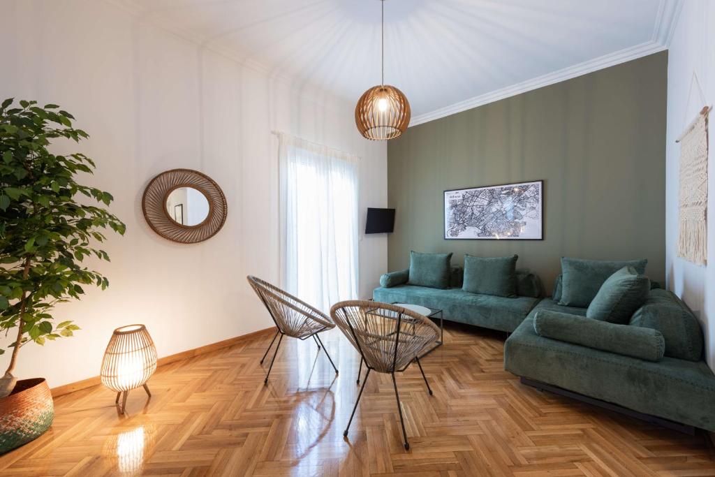 Posedenie v ubytovaní Modita Boutique Apartments