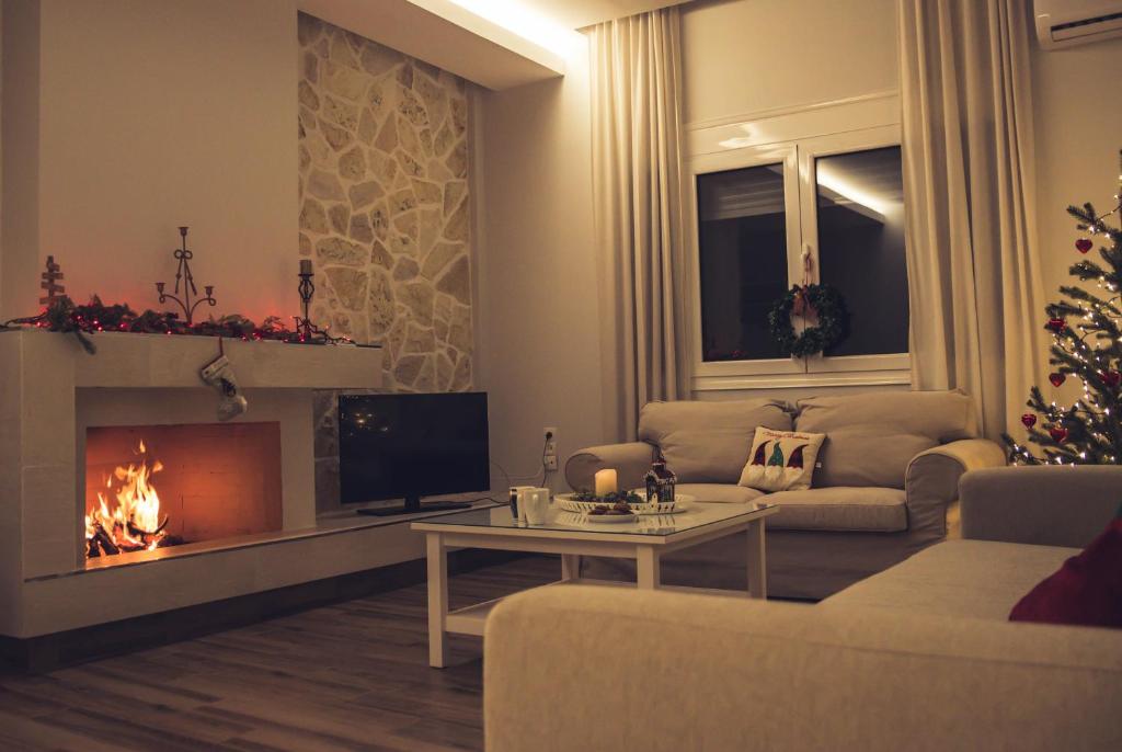 Część wypoczynkowa w obiekcie Casa Di Calma Four Seasons Guest House